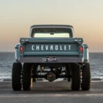 1966 Chevrolet Truck Custom (rear) POSTER 24 X 36 INCH