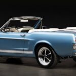 1967 Ford Mustang Convertable Rear Angle POSTER 24 X 36 INCH SWEET!
