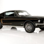1968 Ford Mustang Black GT (Front Angle) POSTER 24 X 36 INCH Sweet!