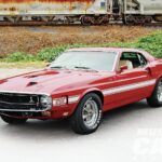1969 FORD SHELBY MUSTANG GT500 (Red) POSTER 24 X 36 INCH