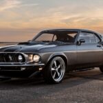 1969 Ford Mustang Mach 1 (Front-Side) POSTER 24 X 36 INCH