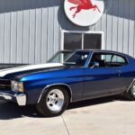 1971 Chevrolet Chevelle Malibu SS (Blue) POSTER 24 X 36 INCH AWESOME!