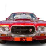 1972 Ford Gran Torino Front-Red POSTER 24 X 36 INCH