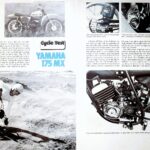 1974 Yamaha 175 MX Motocross Test Article POSTER 24 X 18 INCH Sweet!