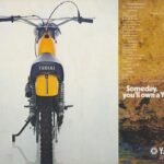 1974 Yamaha MX 100 Spec Sheet Motocross Motorcycle POSTER 24 X 36 INCH Sweet!