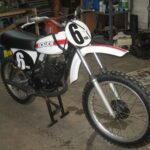 1974 Yamaha YZ125A Noguchi Motocross Motorcycle POSTER 24 X 36 INCH Sweet!