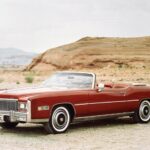 1976 CADILLAC ELDORADO CONVERTIBLE Poster 24 X 36 Inch SWEET LAND YACHT!
