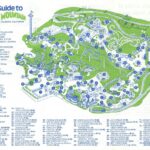 1976 MAGIC MOUNTAIN MAP POSTER 24 X 36 Inches Nostalgic Piece