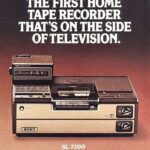 1976 SONY SL-7200 Betamax Video cassette Recorder POSTER 24 X 18 Inches Nice!