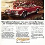 1977 Oldsmobile 442 Ad POSTER 24 X 18 Inches Nice!
