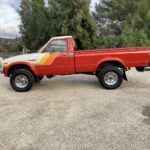1981 Toyota 4x4 Truck (Red-Side) POSTER 24 X 36 INCH Vintage Wall Art Nice!