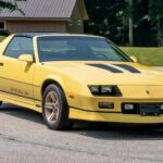 1987 Chevrolet Camaro Z28 IROC Z T-Tops (Yellow) POSTER 24 X 36 INCH Sweet!