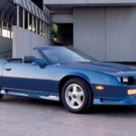 1992 CHEVROLET CAMARO Z-28 CONVERTIBLE (BLUE) POSTER 24 X 36 INCH SWEET!