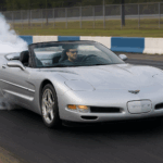 2002 Chevrolet Corvette Convertible 6-Speed Burnout POSTER 24 X 36 INCH SWEET!