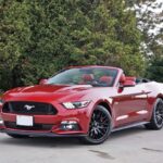 2017 FORD MUSTANG GT 5.0 CONVERTIBLE (RED) POSTER 24 X 36 INCH LOOKS AWESOME!!