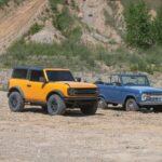 2021 FORD BRONCO VS 1965 FORD BRONCO POSTER 24 X 36 INCH Looks Awesome!