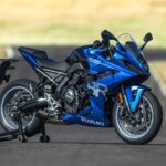 2024 Suzuki GSX-8R Motorcycle (Blue) POSTER 24 X 36 INCH Sweet!