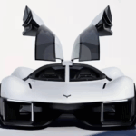 2025 Chevy Corvette EV concept (Open Doors) POSTER 24 X 36 INCH Looks Sweet!