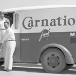 Carnation Milk Delivery Truck Vintage POSTER 24 X 18 Inches NICE! Wall Art