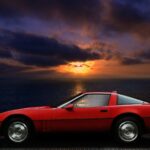 Chevrolet Corvette C4 (At Dusk) POSTER 24 X 36 INCH Looks Sweet!
