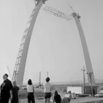 Construction of the Gateway Arch in 1965 24 X 18 Inch POSTER Vintage Wall Art