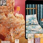 GROOVY FLORAL DESIGNS FOR BEDROOMS POSTER 24 X 24 Inches Wall Art