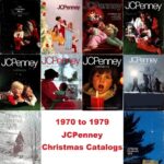 JC Penny Christmas Catalogs 70 to 79 POSTER 24 X 24 Inches Wall Art