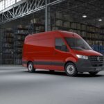 Mercedes Benz Sprinter (Panel Van) Jupiter Red POSTER 24 X 36 Inches Sweet!