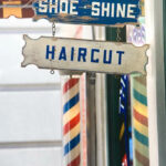 Old Fashioned Barber Shop Haircut and Shoe Shine POSTER 24 X 18 Inches Sweet!