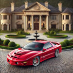 Pontiac Firebird Trans Am 1993–2002 4th Gen Red (Mansion) POSTER 24 X 36 INCH