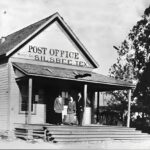 Post Office Silsbee Texas 1914 POSTER 24 X 18 Inches Wall Art