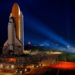 SPACE SHUTTLE DISCOVERY LAUNCHPAD POSTER 24 X 36 INCH AMAZING LOOKING!
