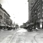 Travis Street Houston Texas 1925 POSTER 24 X 18 Inches WALL ART