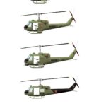 U. S. Marine Corps Huey Helicopter Vietnam War POSTER 24 X 36 Inches
