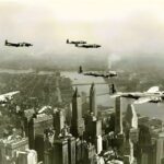 US Army Airplanes Fly Over Manhattan 1939 POSTER 24 X 24 Inches Nice!