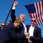 United States President Donald Trump (FIGHT) POSTER 24 X 18 Inches Wall Art