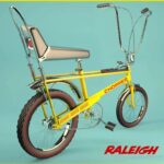 Vintage Raleigh Chopper Bicycle Ad  24 X 36 INCH WALL ART!