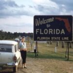 Welcome To Florida Sign Route 17 in Yulee 1959 24 X 18 Inch POSTER Vintage Art