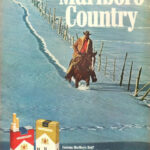 1965 Vintage Marlboro Cigarettes Snow Ad POSTER 24 X 18 Inches SWEET!