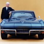 1966 CHEVY CORVETTE POSTER (blue -teal) POSTER 24 X 36 INCH