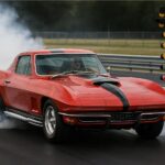 1967 Chevrolet Corvette Coupe 5-Speed Red Dragstrip POSTER 24 X 36 INCH Sweet!