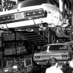 1968 Ford Mustang And Mercury Cougar Assembly POSTER 24 X 18 INCHES Vintage!