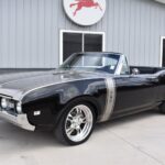 1968 Oldsmobile Cutlass Convertible Black Front Angle POSTER 24 X 36 INCH Sweet!