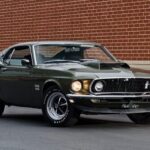 1969 Boss 429 Mustang Green POSTER 24 X 36 INCH SWEET!
