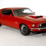1969 Ford Mustang Boss 429 (Red-Front Angle) POSTER 24 X 36 INCH SWEET!