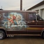 1970's Ford Van Cowboy POSTER 24 X 36 INCH SWEET!