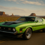 1971 Ford Mustang Mach 1 (Desert Sunset) Poster 24 X 36 Inch SWEET!