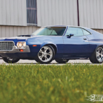 1972 Ford Torino Front-Angle Blue POSTER 24 X 36 INCH SWEET!