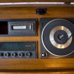 1974 Magnavox 8-Track Tape Deck and Record Player POSTER 24 X 18 Inches Wall Art