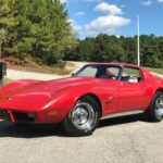1976 CHEVY CORVETTE STINGRAY (red) POSTER 24 X 36 INCH Looks Awesome!